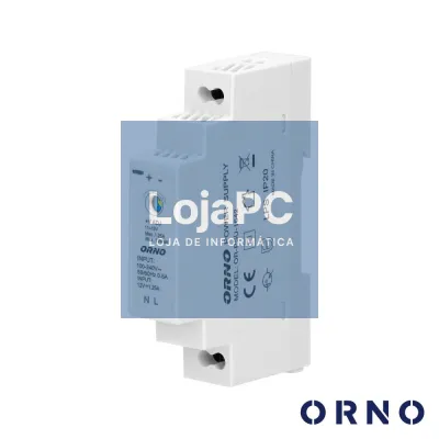 Fonte De Alimentação 12VDC 1.25A 15W DIN ORNO