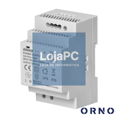 Fonte De Alimentação 12VDC 4.5A 54W DIN ORNO
