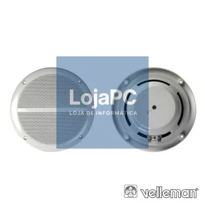 CONJUNTO 2 COLUNAS 6,5" C/ GRELHAS ESTANQUES 120W