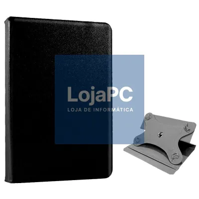 COOL Ebook (Electronic Book) Cover 6 in. Black Leatherette Rotating