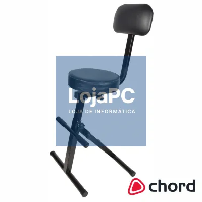 Banco Para Músico C/ Encosto Ajustável CHORD