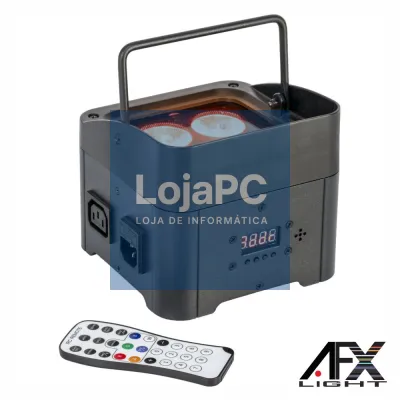 Projetor Luz C/ 4 LEDS 4W RGBA DMX AFXLIGHT