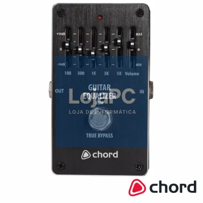 Pedal Equalizador 5 Bandas P/ Guitarra CHORD