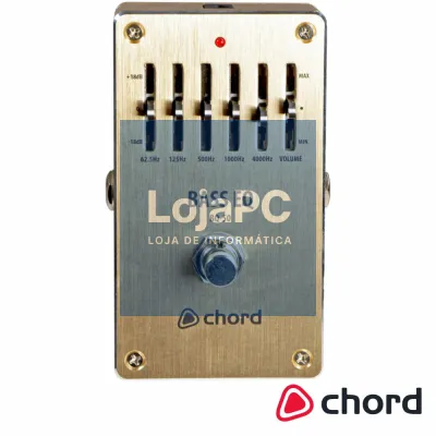 Pedal Equalizador 5 Bandas P/ Baixo CHORD