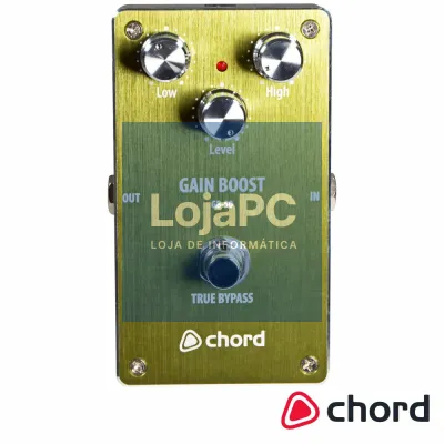 Pedal Gain Boost P/ Guitarra CHORD