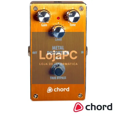 Pedal Metal Distortion P/ Guitarra CHORD