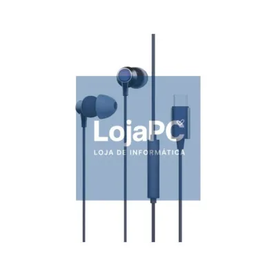 AURICULARES TIPO C METALLIZED BLUE