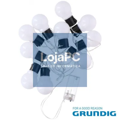 Corrente de Iluminação C/ 10 Lâmpadas Brancas 1.8m GRUNDIG