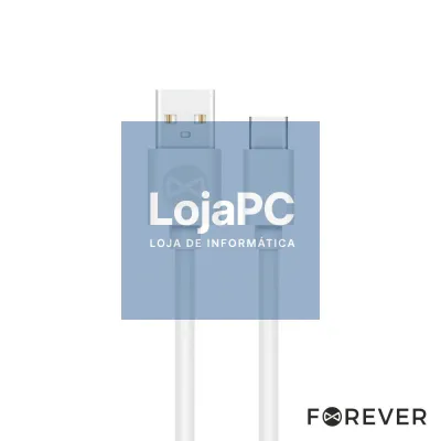 CABO USB-C 2.0 MACHO / USB-A MACHO 1M BRANCO PROK