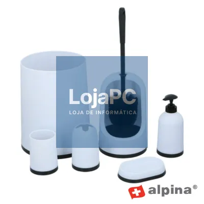 Conjunto Acessórios Casa De Banho PP 6 Peças ALPINA
