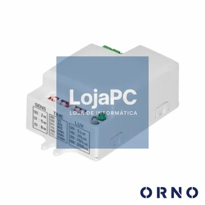 Mini Detetor De Movimento Por Micro-Ondas C/ DIP Switch ORNO