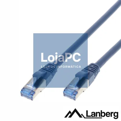 Cabo S/FTP LSZH CAT6A 5m Azul LANBERG