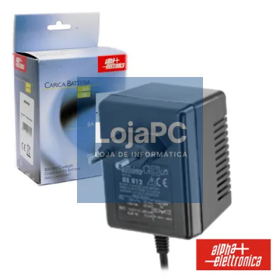 CARREGADOR DE BATERIAS CHUMBO 12V 600MA ALPHA
