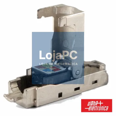 FICHA RJ45 MODELAR 8P8C CAT6A BLINDADO KEYSTONE