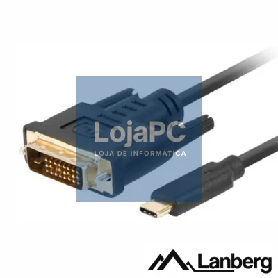 Cabo USB-C 3.2 Macho / DVI-D Macho 1.8m LANBERG