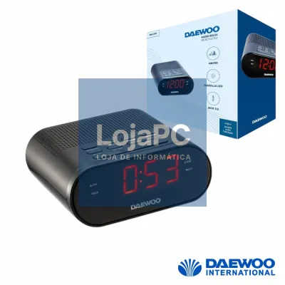 Relógio Despertador AM/FM Digital DAEWOO