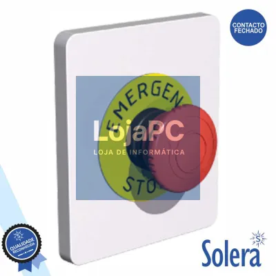 PULSADOR DE EMERGÊNCIA PAREDE 230V SOLERA