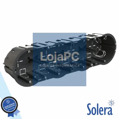 Caixa De Passagem Embutir C/ 16 Entradas 281x68x42mm SOLERA