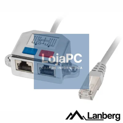 Cabo Adaptador RJ45 Fêmea p/ 2 RJ45 Fêmea LANBERG