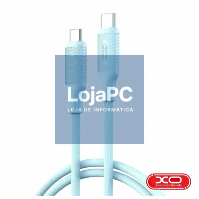 Cabo USB-C Macho / USB-C Macho 1m 60W PD Azul XO