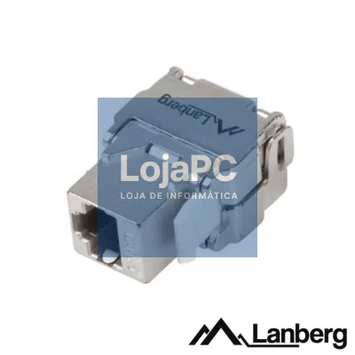Ficha RJ45 Modular 8P8C CAT6A FTP Keystone 180º LANBERG