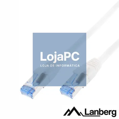 Cabo S/FTP LSZH CAT6A 3m Branco LANBERG