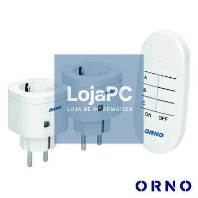 Conjunto 2 Tomadas Elétricas C/ Comando S/ Fios ORNO