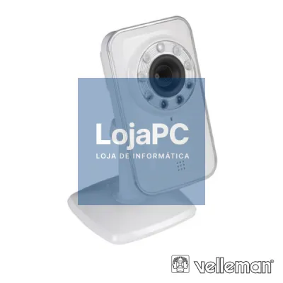 CÂMARA C/ LIGAÇÃO POR IP C/ E SEM FIOS A CORES 8 LEDS IR