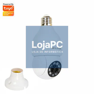 Câmara Vigilância Wifi IP 3MP E27 TUYA BLOW