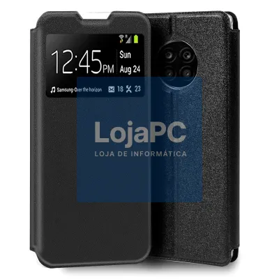 COOL Flip Cover for Huawei Honor 50 Lite / Nova 8i Smooth Black