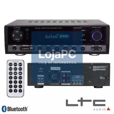 AMPLIFICADOR STEREO HIFI 2X50W + 3X20W USB/FM/BT/SD LTC