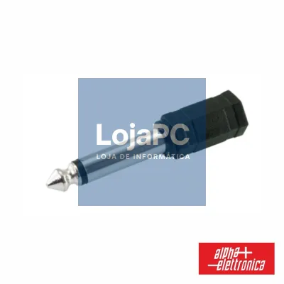 FICHA ADAPTADORA 3.5MM MACHO MN / 6.35MM FÊMEA ST