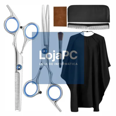 Conjunto de 7 Acessórios Para Barbeiro