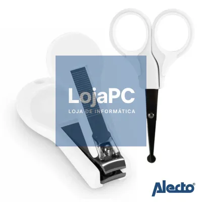 Conjunto de Corta Unhas e Tesoura P/ Bebé ALECTO