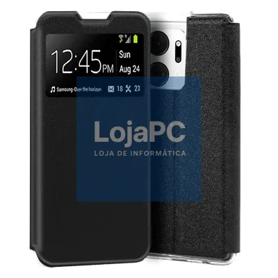 COOL Flip Cover for Huawei Honor X7A Smooth Black