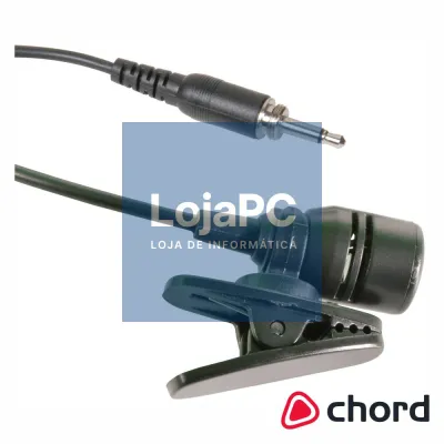 Microfone Lapela Cardioide Leve Jack 3.5mm CHORD