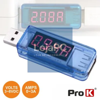 TESTADOR USB 3-8V PROK