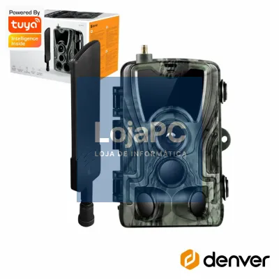Câmara de Caça Cmos 8MP 4G 120º PIR IP65 TUYA DENVER