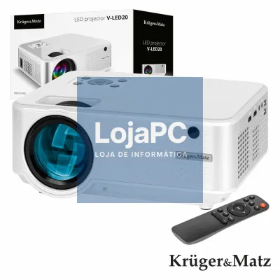 Vídeo Projetor LEDS FHD 1080p 5000lm C/ Comando BT KRUGER