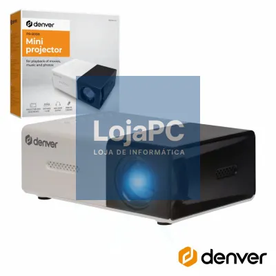 Vídeo Projetor FHD c/ HDMI/USB-C/MicroSD DENVER