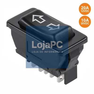 INTERRUPTOR COMUTADOR C/ 20A-12V 10A-30V DPDT 5P