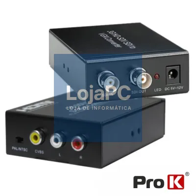 CONVERSOR VIDEO 3G/SD/HD SDI P/ AV COMPOSTO PROK