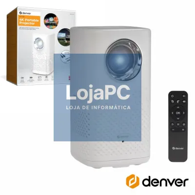 Vídeo Projetor 4K HDMI/USB/BAT DENVER
