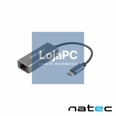 Cabo Adaptador CRICKET USB-C 3.1 / RJ45 1GB/s NATEC