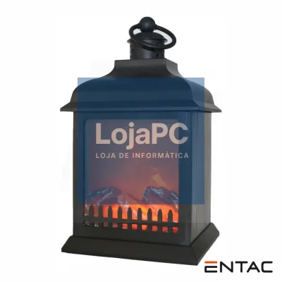 Lareira Decorativa LED a pilhas 27cm ENTAC