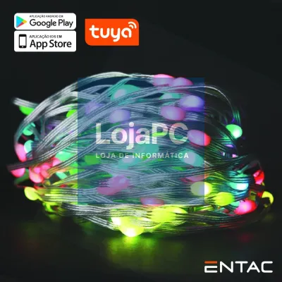 Grinalda 200 LEDS Multicor APP TUYA 220V 20m