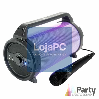 Coluna Bluetooth Portátil Aux/Micro/SD/USB PARTY