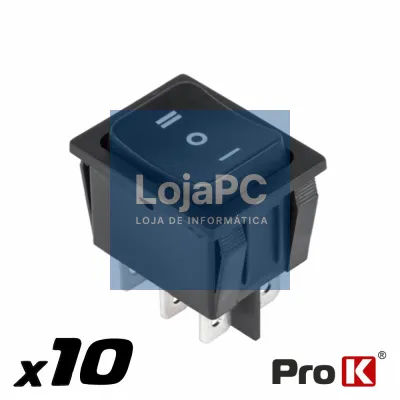 Interruptor Basculante 15A-250V DP3T (On)-Off-(On) PROK