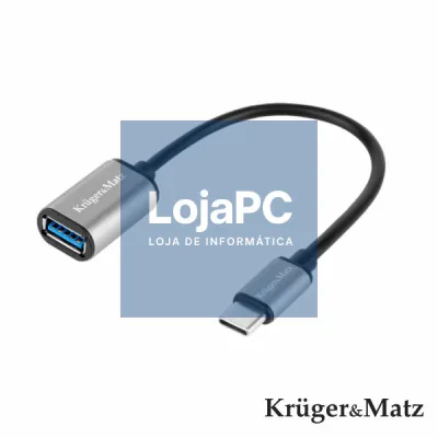 Adaptador USB-C Macho P/ USB-A 3.0 Fêmea KRUGER MATZ
