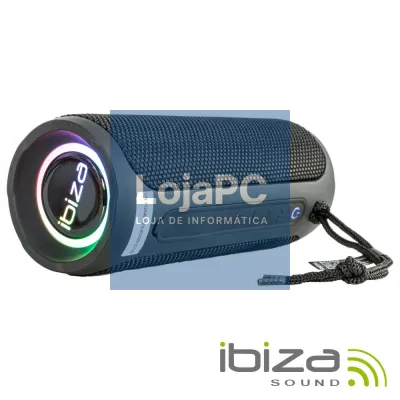 Coluna Bluetooth Portátil 20W USB/SD/AUX TWS IBIZA